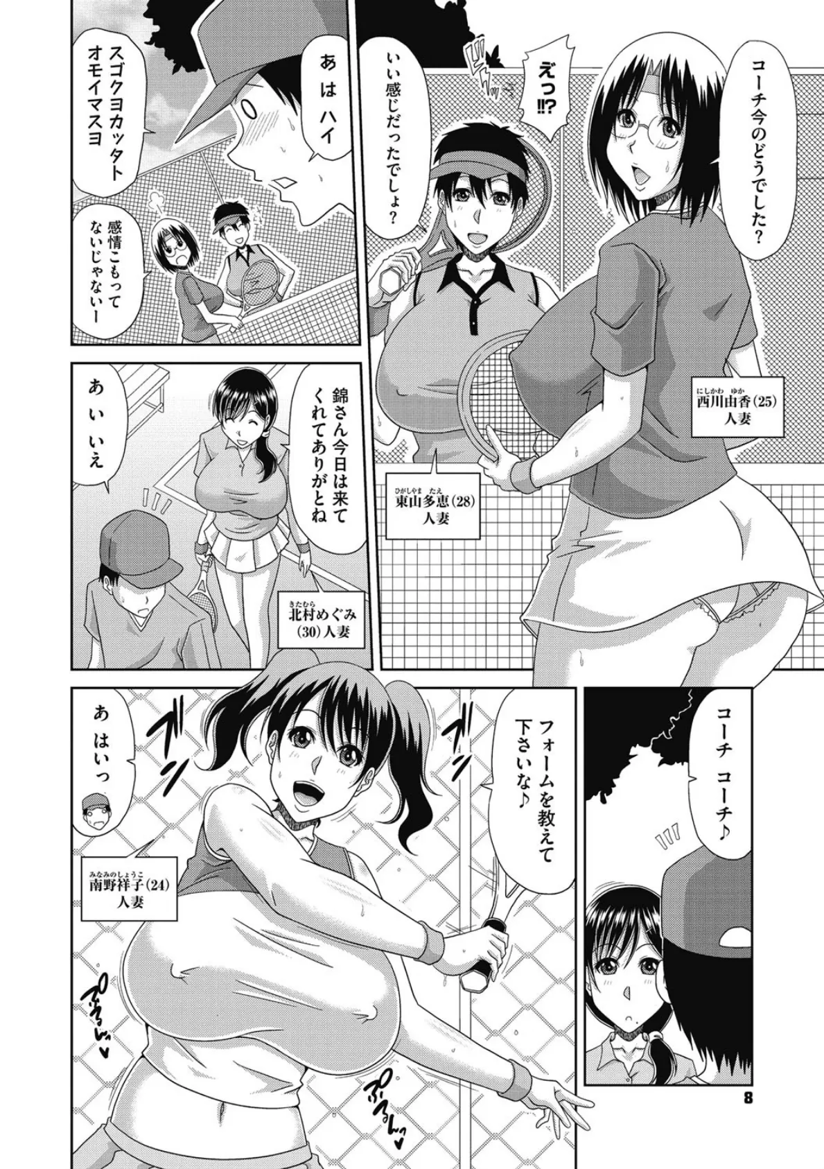 欲棒瞞妻（よくぼうまんさい） 8ページ