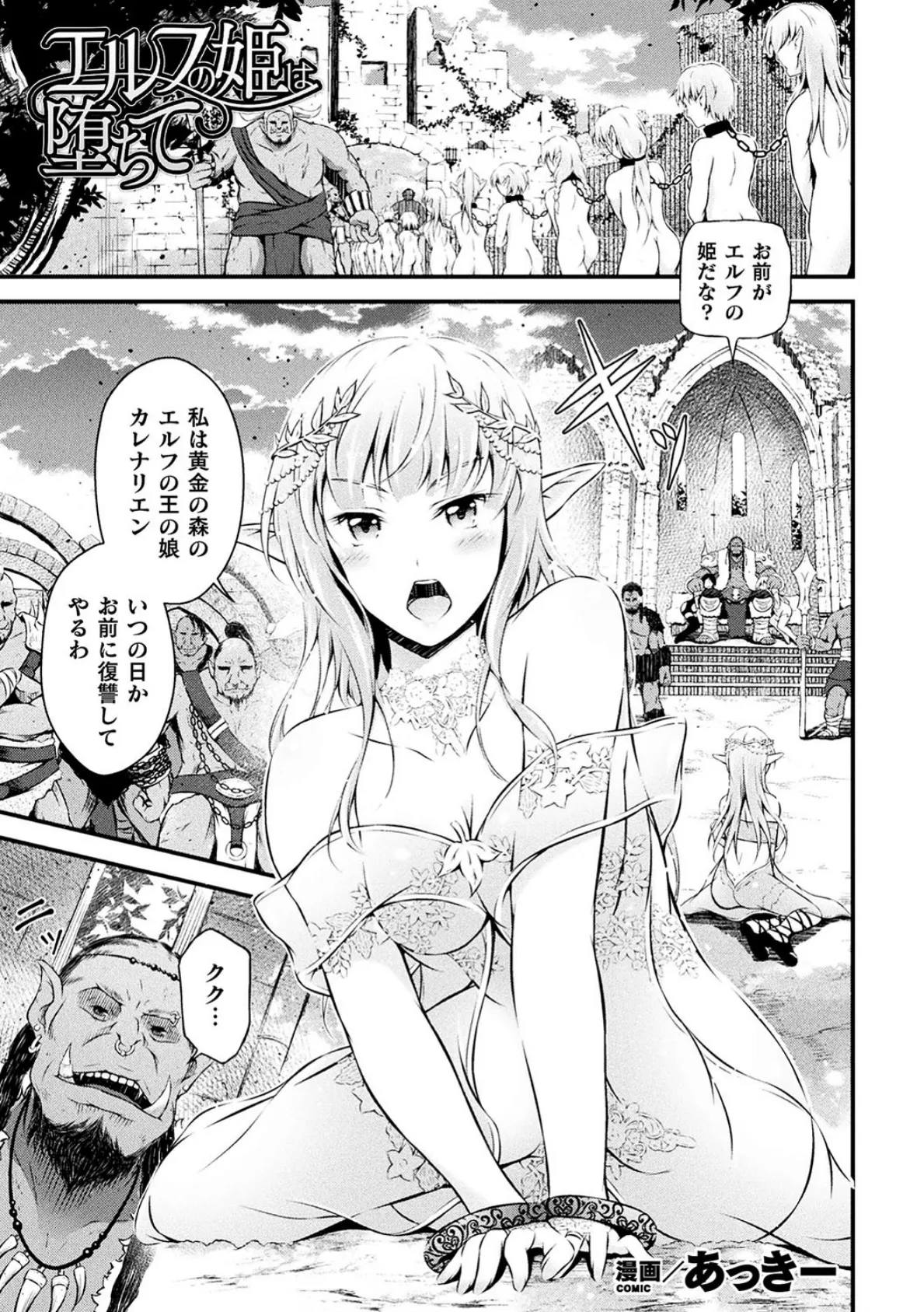 エルフの姫は堕ちて【単話】