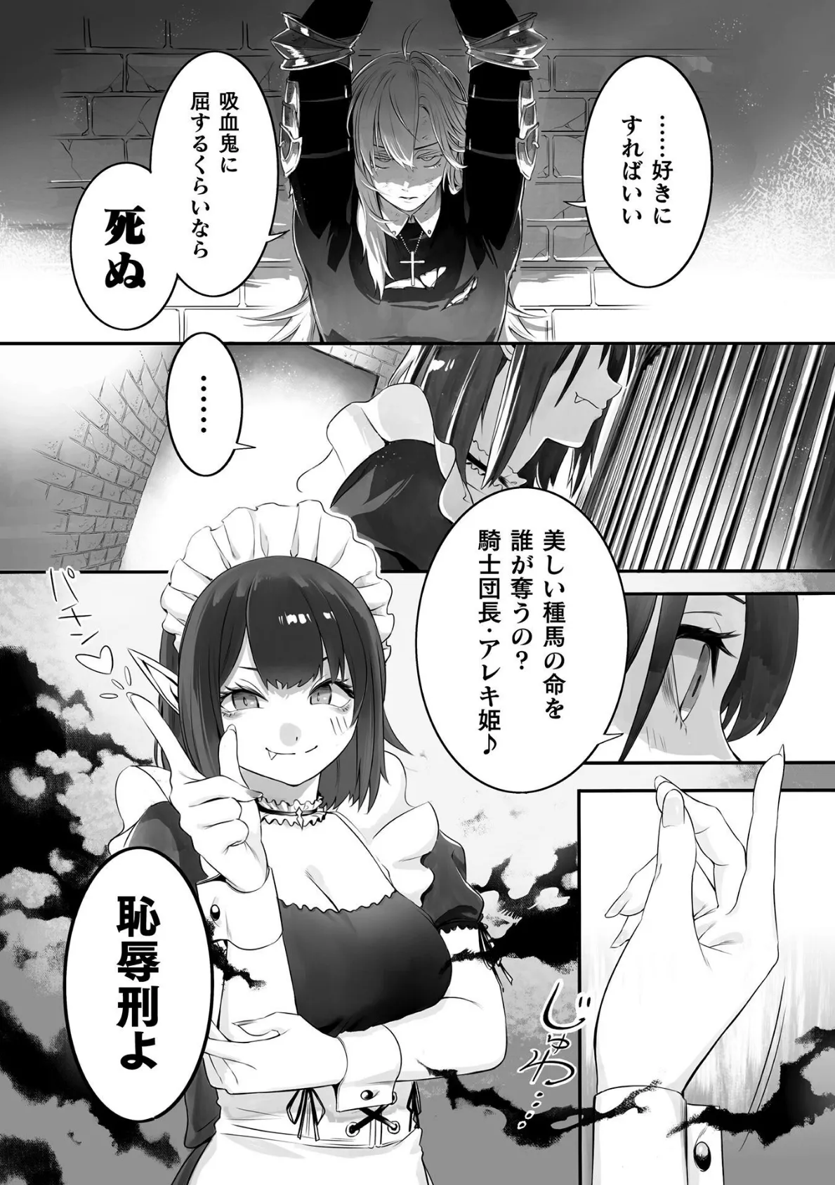 吸血姫の姫騎士姦察【単話】 3ページ