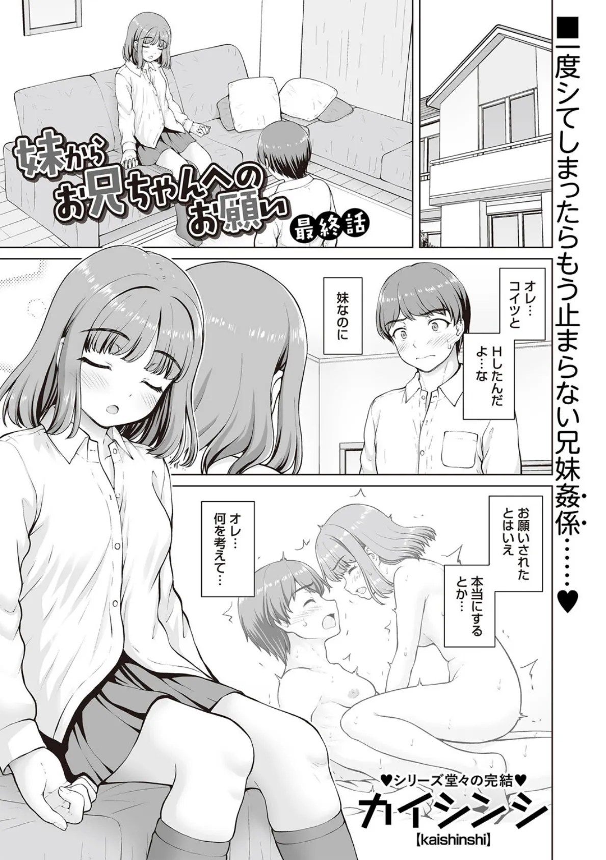 妹からお兄ちゃんへのお願い 最終話