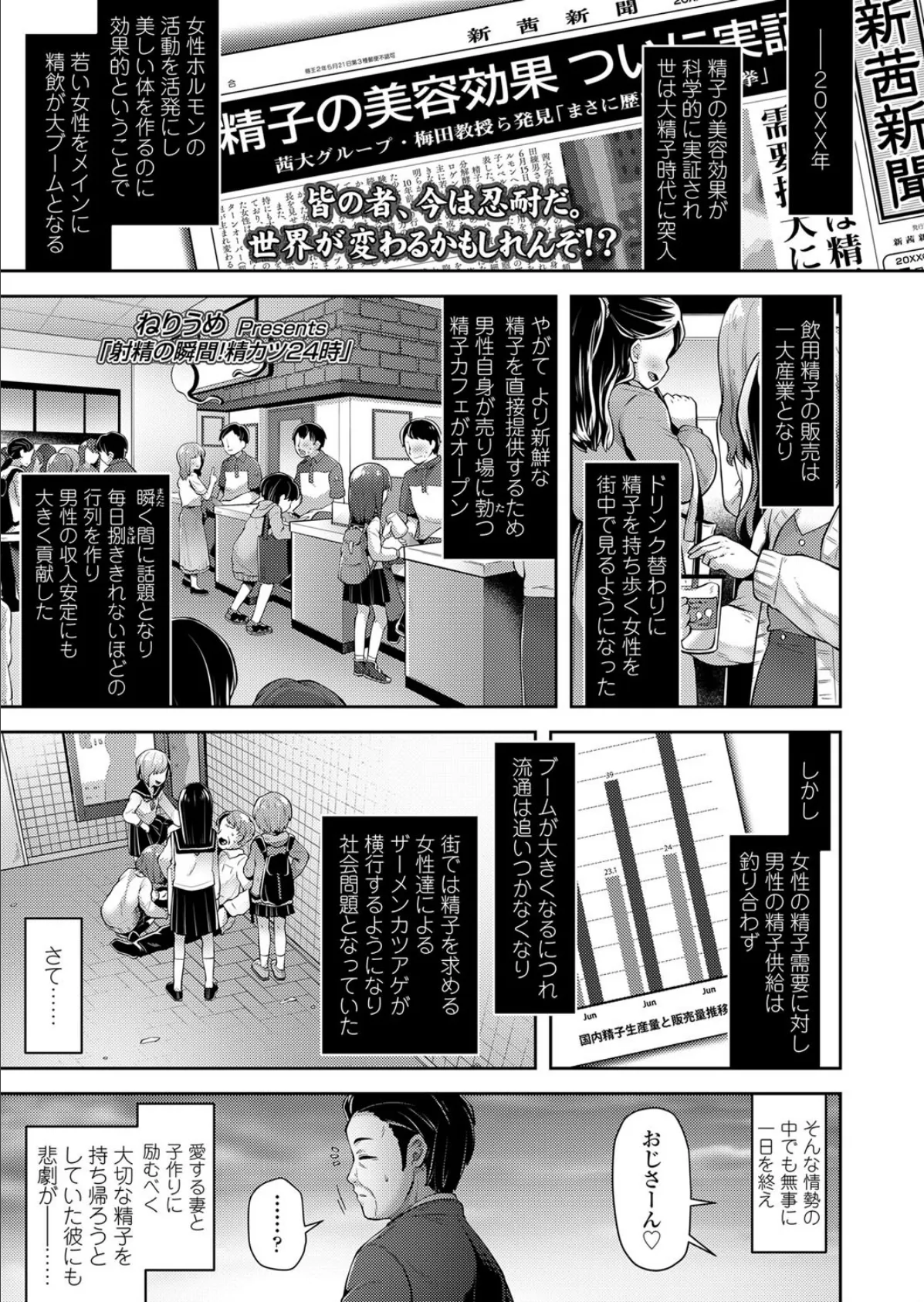 射精の瞬間!精カツ24時